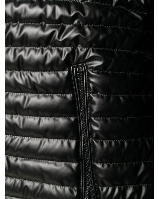 Emporio Armani Black Hooded Down Jacket for men