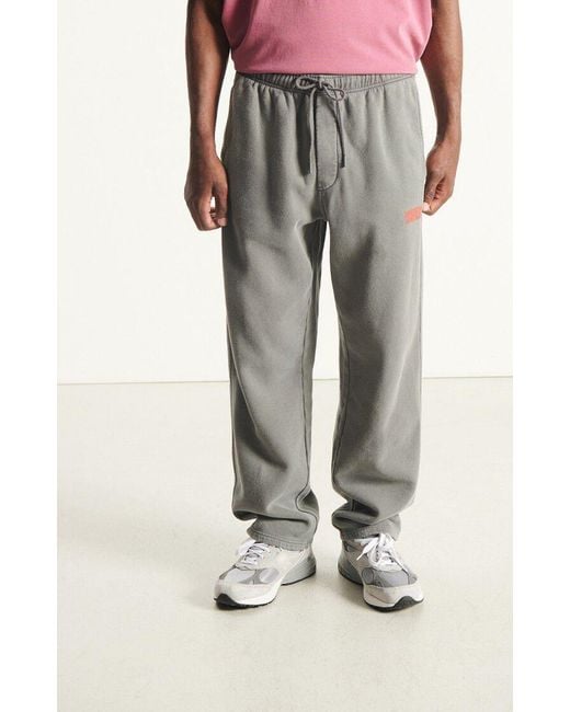 American Vintage Gray Drawstring Sweatpants for men