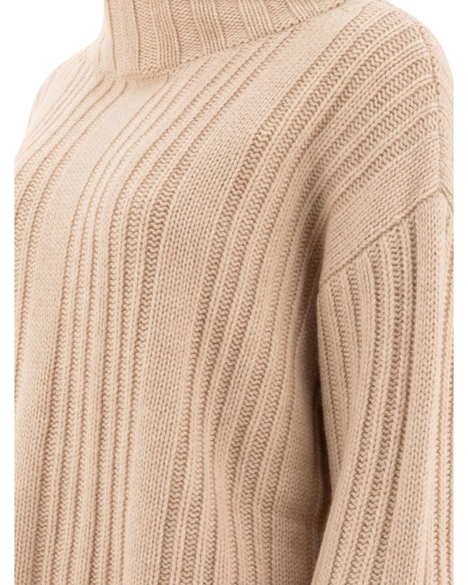 Max Mara Natural Vitalba Turtleneck Jumper