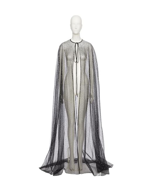 Valentino Gray Corset Cloak