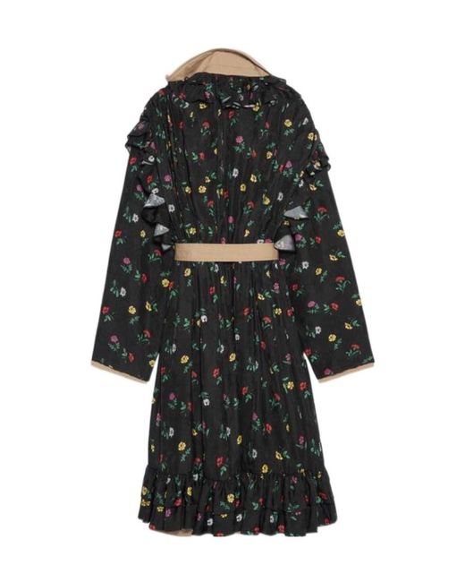 Balenciaga Black Reversible Trench Coat
