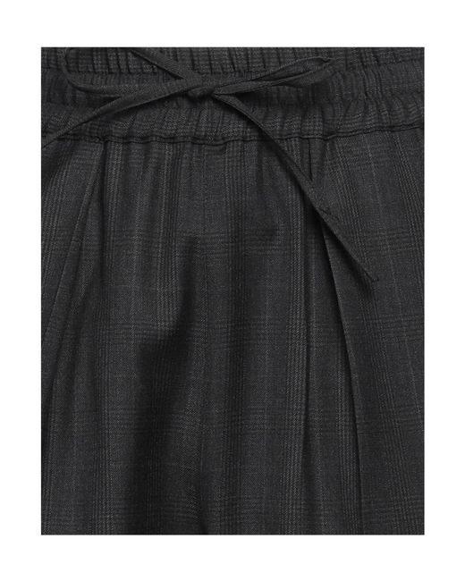 Isabel Marant Black Check Casual Trousers