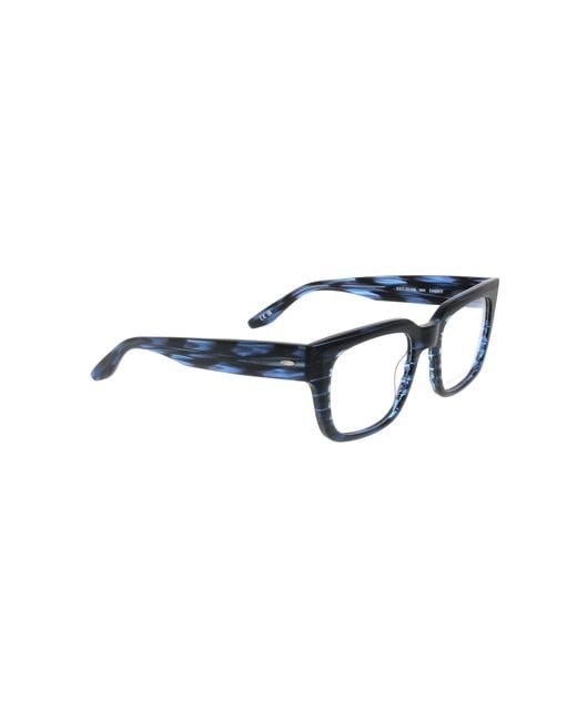 Barton Perreira White Zande Square Frame Glasses for men