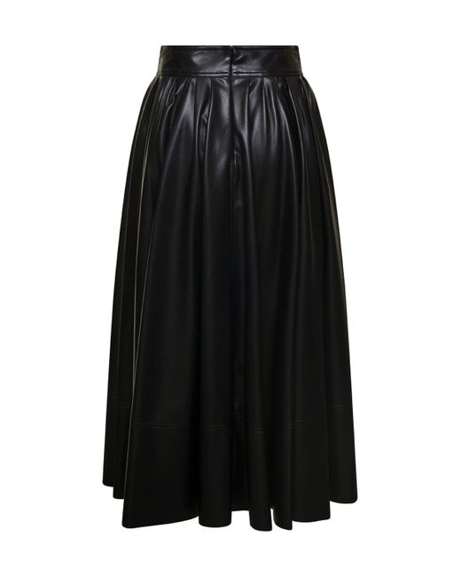 Philosophy Di Lorenzo Serafini Black High Waist Flared Skirt