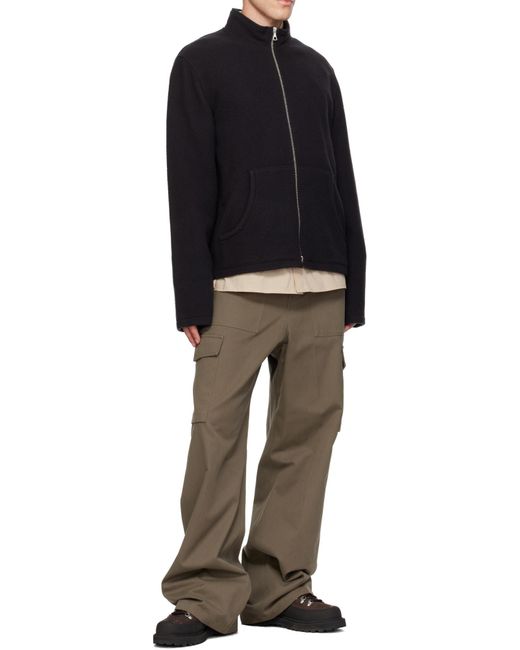 Rier Blue Zip-Up Jacket for men