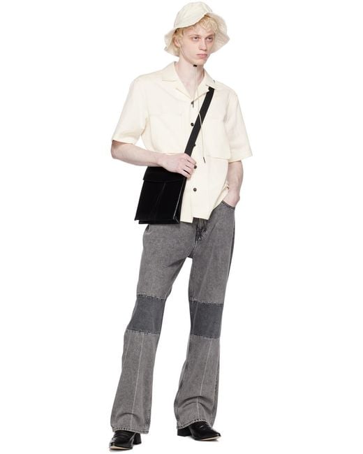 Our Legacy Black Aamon Pocket Shoulder Bag for men
