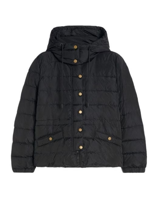 Weekend by Maxmara Black Long-Sleeved Down Jacket