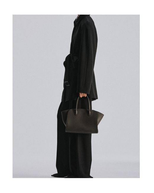 The Row Black Marlo 12 Bag