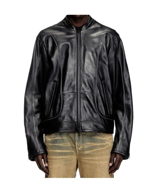 DIESEL Black L-Krixy Jacket for men