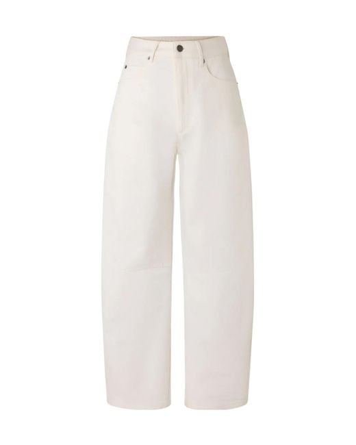 Soeur White Straight-Leg Jeans