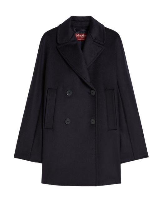 Max Mara Blue Studio Sheree Double-Breasted Blazer