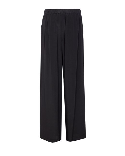 Max Mara Black Elastic Waist Casual Pants