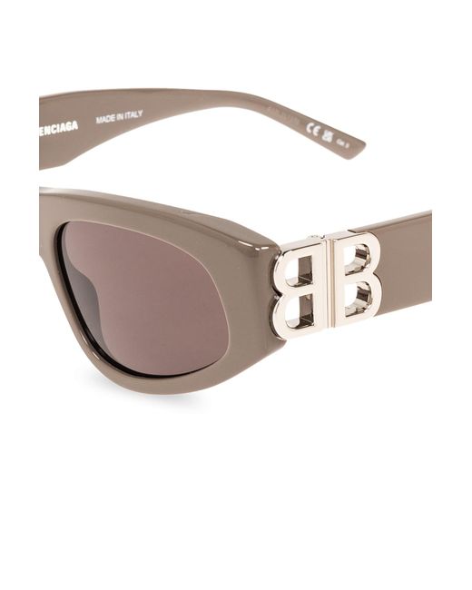 Balenciaga Pink Eyewear Dynasty D-Frame Sunglasses