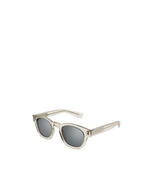 Saint Laurent White Eyewear Sl 746 Rectangular Sunglasses for men