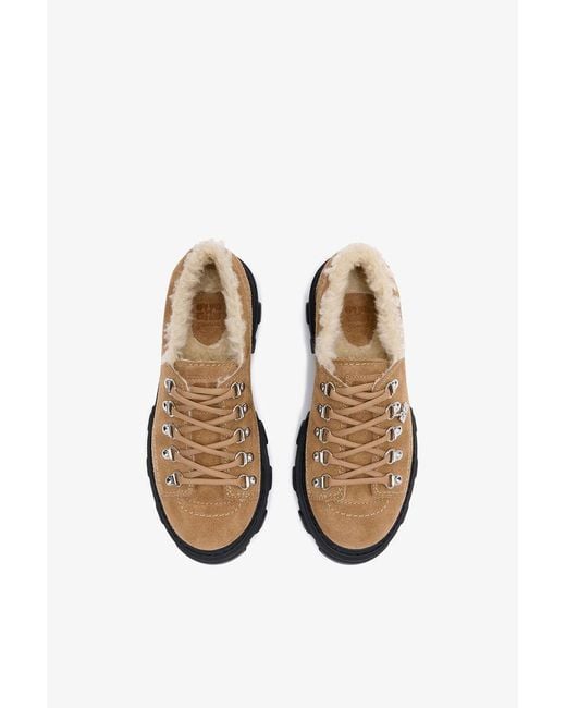 Ganni Brown Cleated Derbies