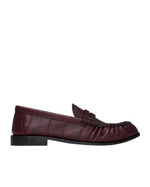Saint Laurent Brown Le Loafer Supple for men