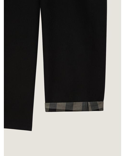 Givenchy Black Logo Patch Couture Seam Pants for men