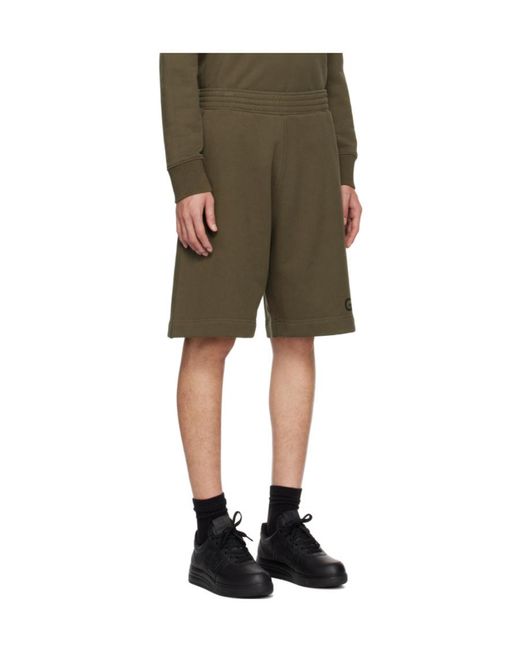 Givenchy Green Logo Printed Bermuda Shorts for men