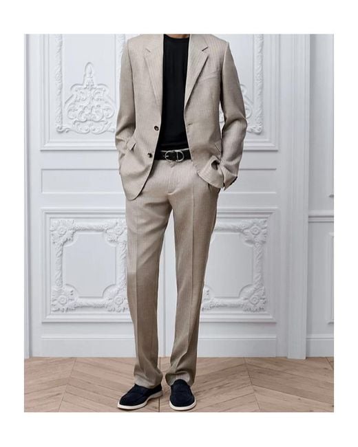 Dior Gray Tailored Pants for men