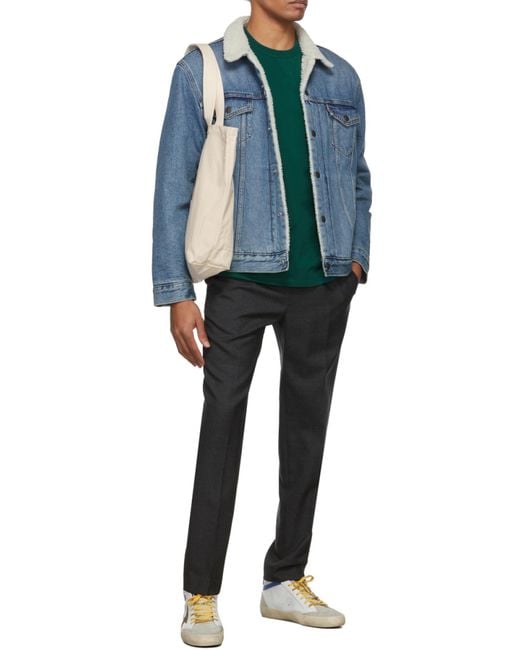 Maison Kitsuné Green Fox Hear-Patch Cotton T-Shirt for men