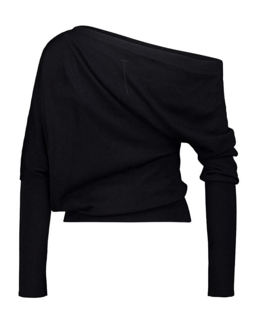 Tom Ford Black Off-Shoulder Top