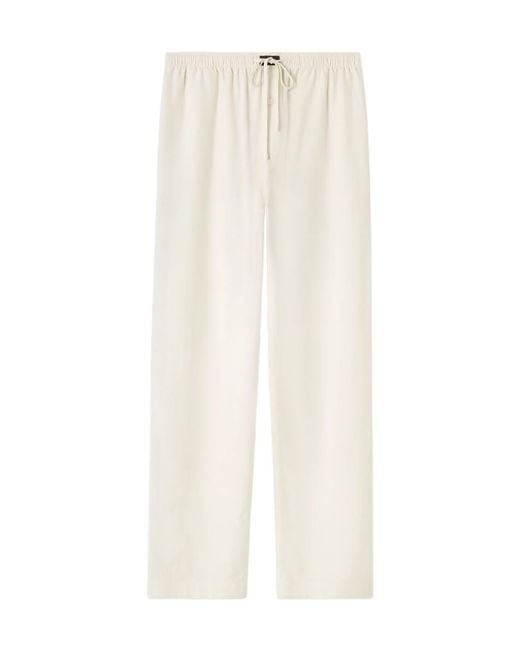 Loro Piana White Joyce Trousers for men