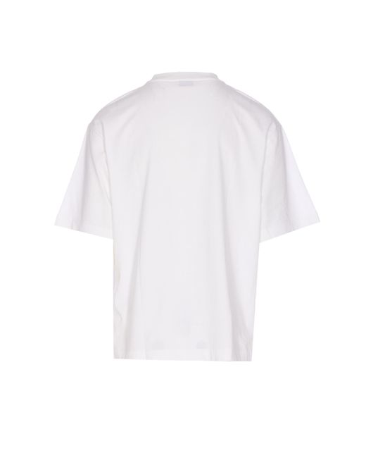 Off-White c/o Virgil Abloh White Cupid Print Crewneck T-Shirt for men