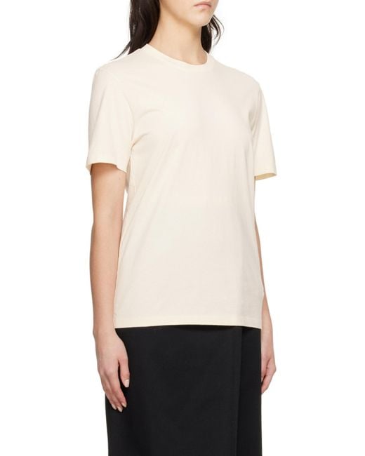 Maison Margiela White Round-Neck Short-Sleeve T-Shirt for men