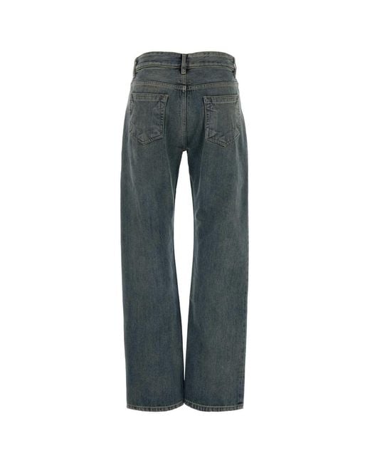 Rick Owens Gray Belt Loop Jeans