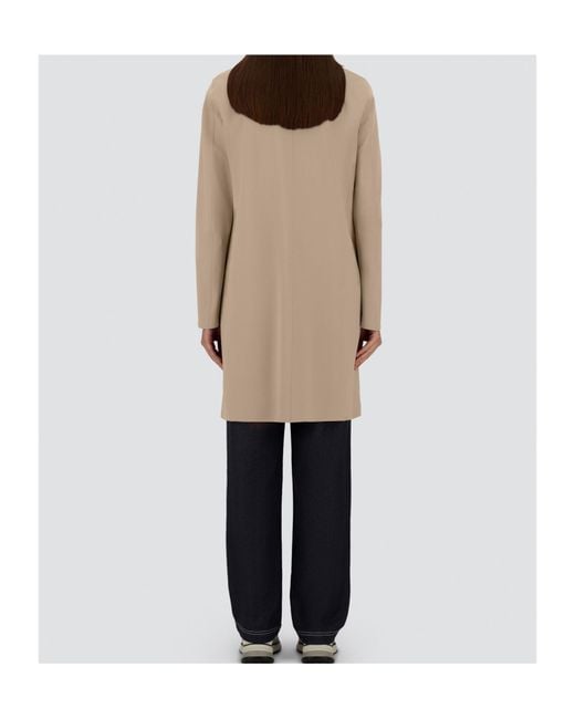 Herno Natural Notched Coat