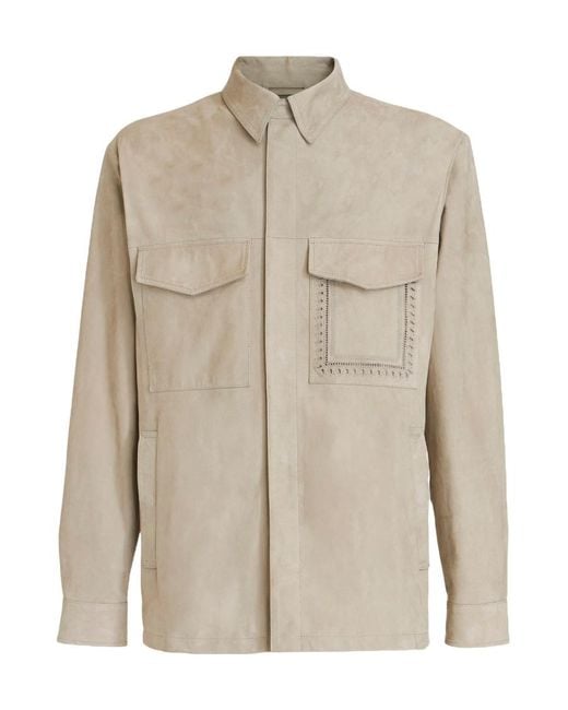 Etro Natural Buttoned Long-Sleeved Shirt for men