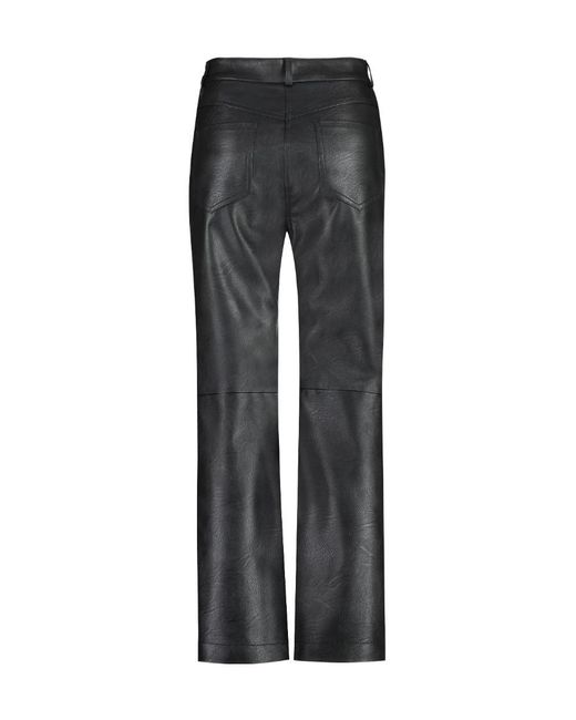 Stella McCartney Gray Alter Mat Faux Leather Trousers