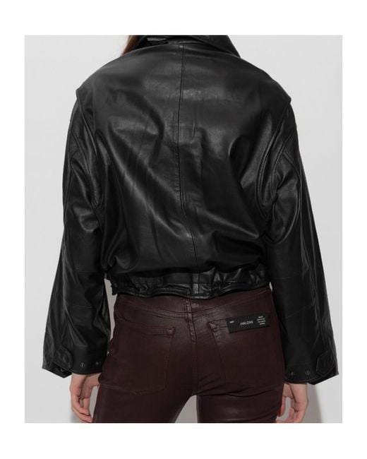 AllSaints Black Clay Leather Jacket