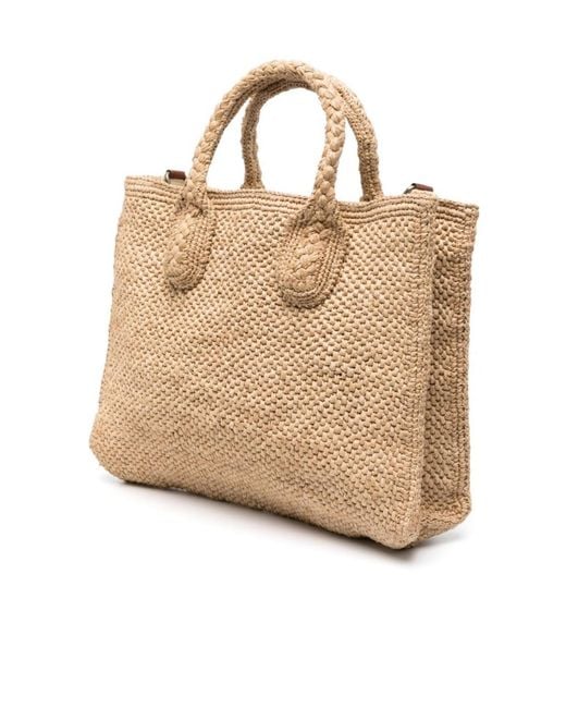 IBELIV Metallic Rary Handheld Tote