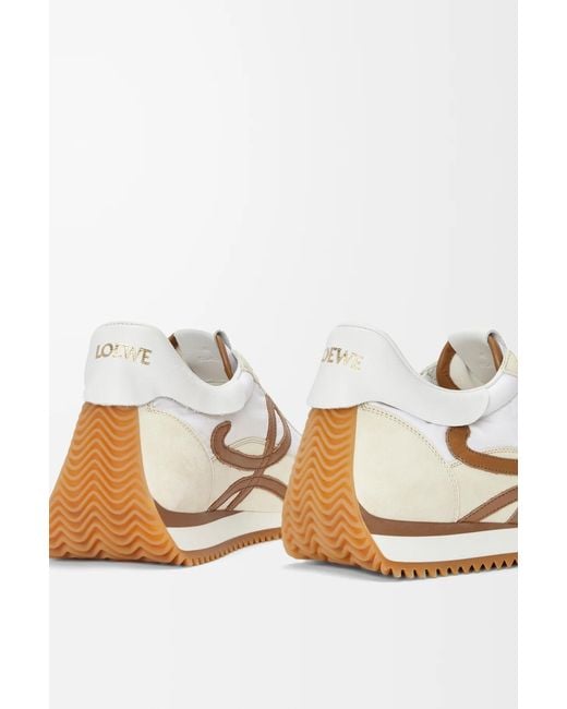 Loewe Multicolor Flow Runner Suede And Leather Sneakers