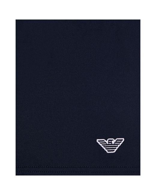 Emporio Armani Blue Fashionable Swimming Trunks for men