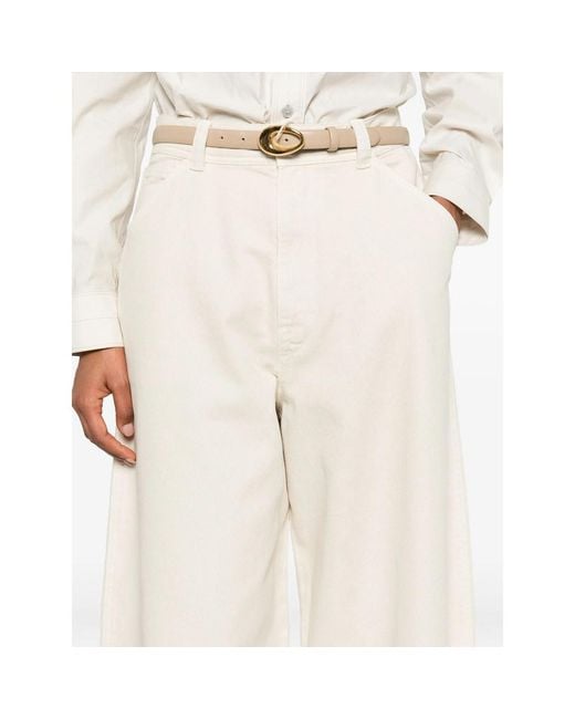 Lemaire White Large Pants