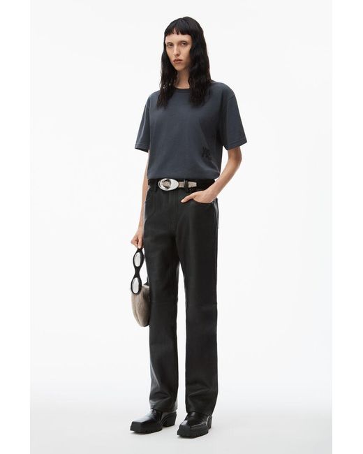 Alexander Wang Blue T By Crewneck Short-Sleeved T-Shirt