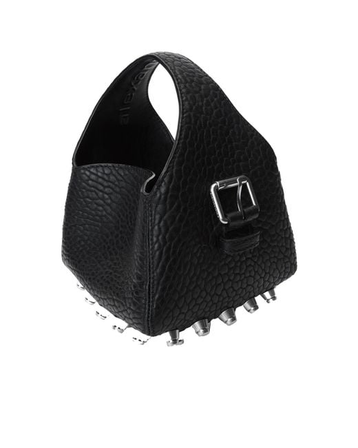 Alexander Wang White Embellished Small Bucket Bag
