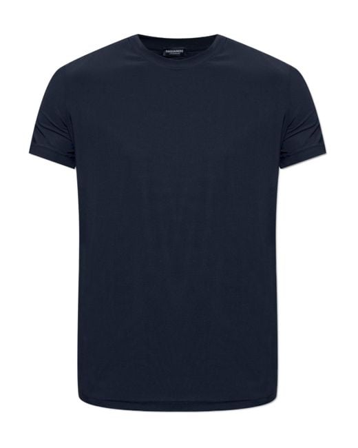 DSquared² Blue Short Sleeve T-Shirt for men