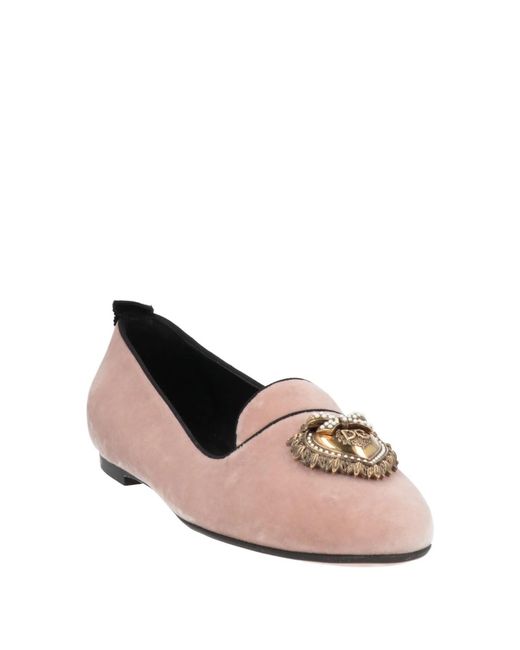 Dolce & Gabbana Brown Round Toe Slippers