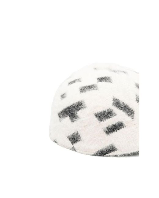 Kangol White Logo Baseball Cap for men