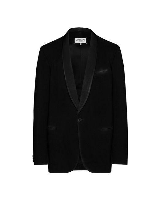 Maison Margiela Black Gabardine Blazer