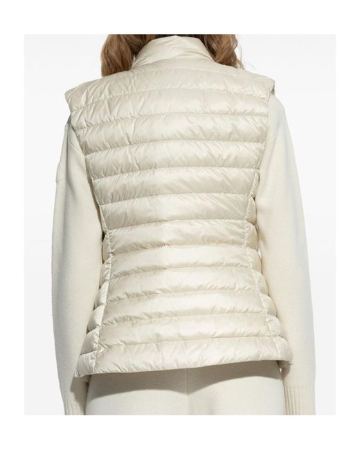 Moncler White Igens Zip-Up Quilted Gilet