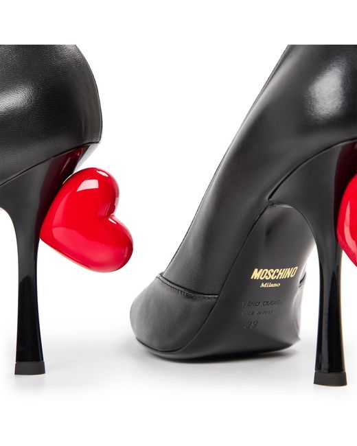 Moschino White Low-Cut Stiletto Heels