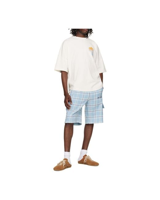 Palm Angels White I Love Pa Oversize T-Shirt for men