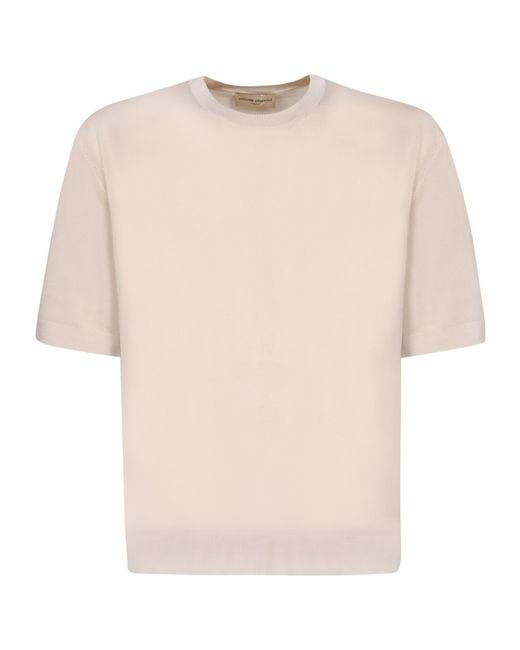 Officine Generale White Officine Générale Boxy Short-Sleeve T-Shirt for men