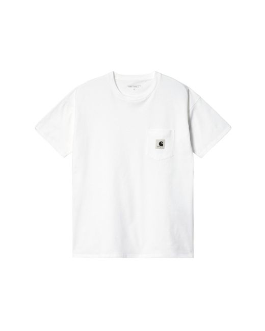 Carhartt White S/S Pocket Crewneck T-Shirt