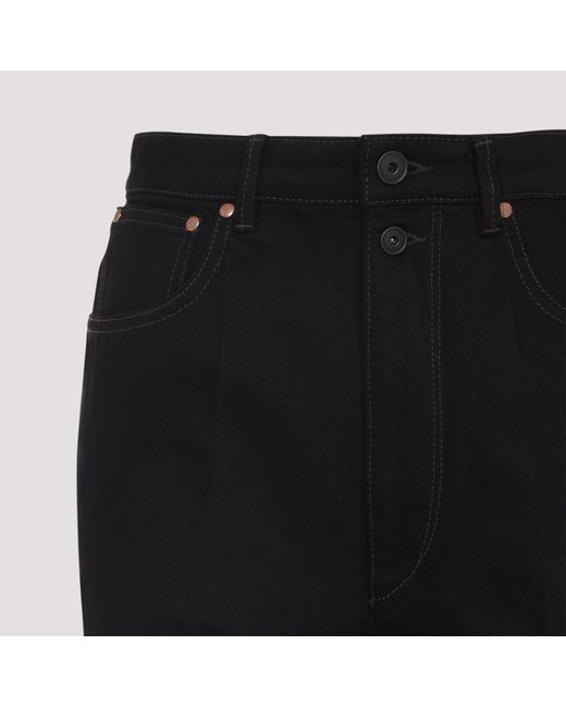Lemaire Black High-Waisted Straight-Leg Trousers