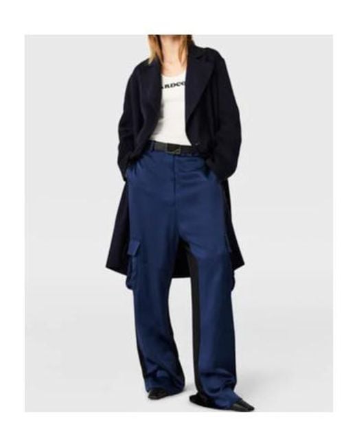 Stella McCartney Blue Casual Pants With Belt Loops